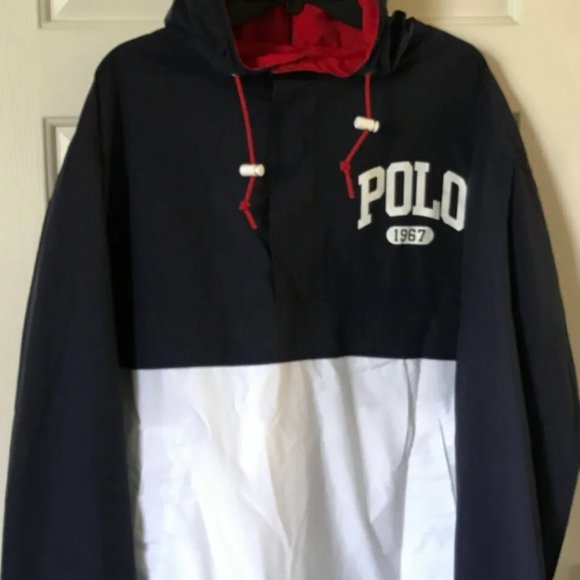 Polo Ralph Lauren 1967 Color-Block Hooded Performance Windbreaker Jacket